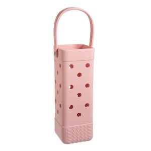 Bogg BYO Wine Tote - PEACHy beachy Coral Pink | KXURJH-803