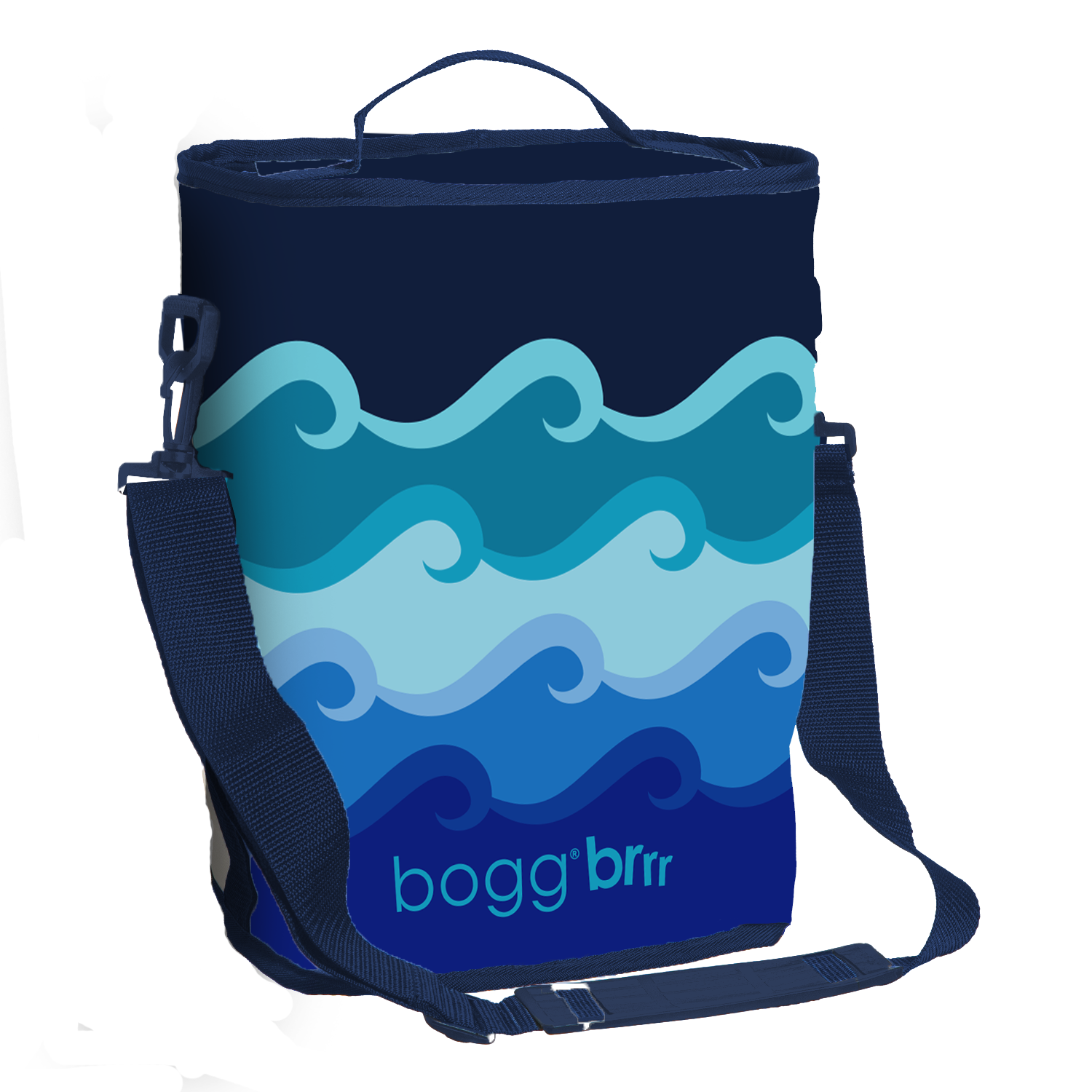 Bogg Brrr and a Half Cooler Insert - Catch Waves Navy | JAYMTU-261